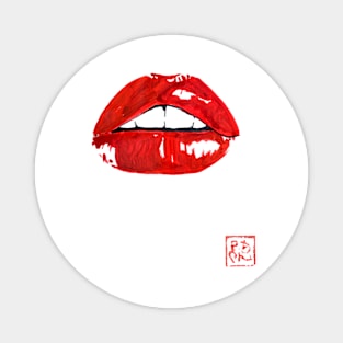 red lips Magnet